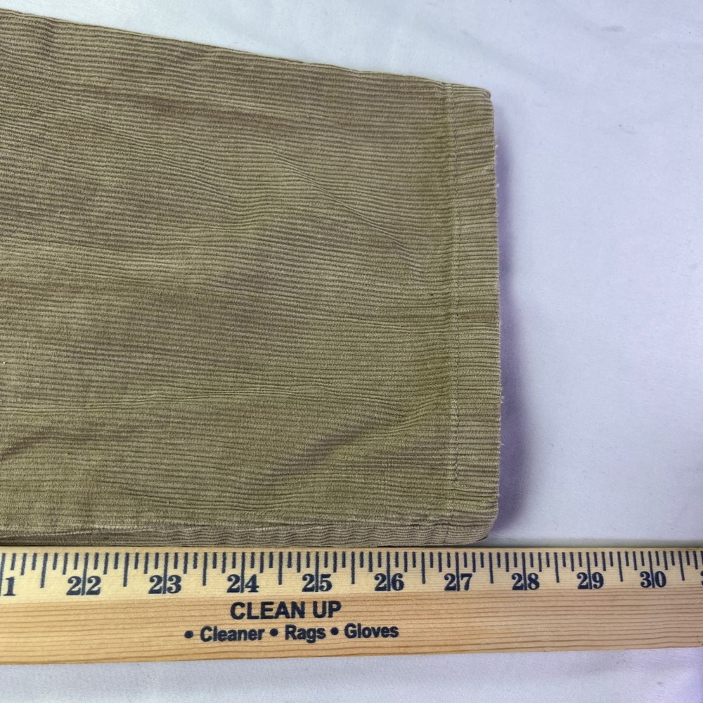 Lauren Ralph‎ Lauren Corduroy Pants Tan Straight Leg High Rise Ribbed Size 10 - Picture 4 of 6